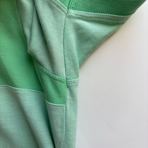 Banana Republic Short Sleeve Polo Shirt Mens Medium Green Embroidered Preppy Y2K - Picture 7 of 11